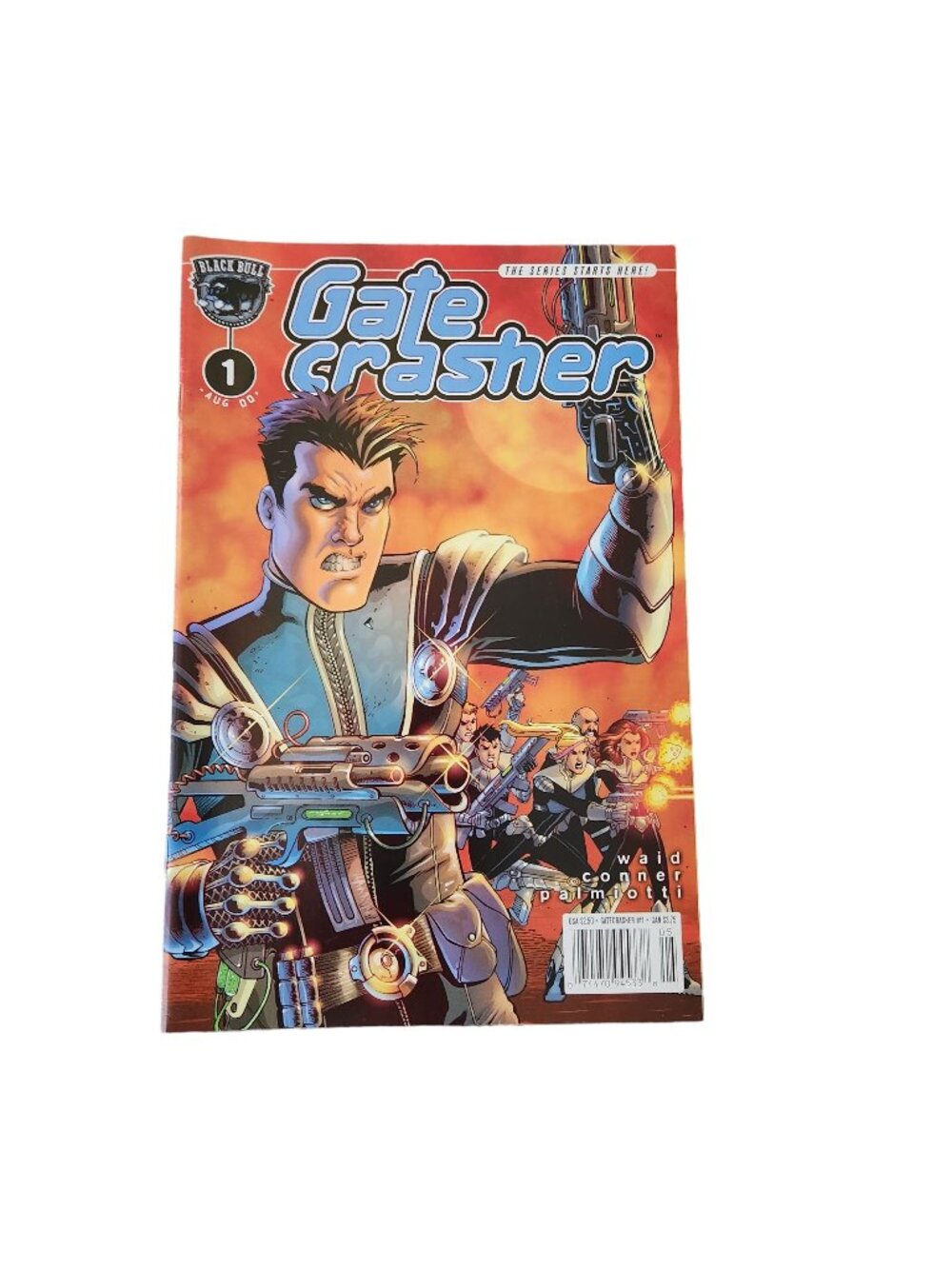 Black Bull Gate Crasher #1 2000 Comic Book Collector Bagged Boarded